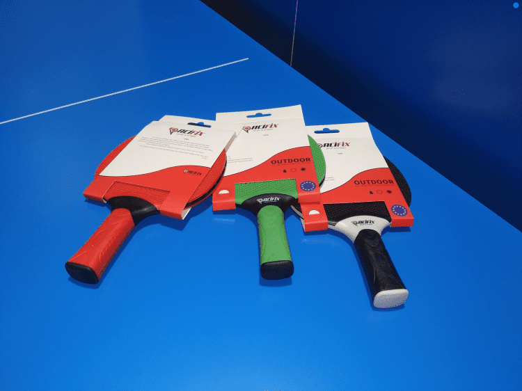 מחבט פינג פונג חוץ מקצועי אדום PACIFIX PARK 5011 – תמונה 4