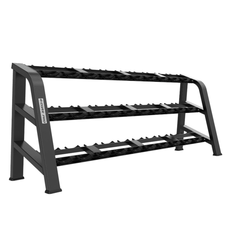 סטנד אחסון מקצועי 3 קומות למשקולות יד B-CORE PRO Dumbbell Rack TB490