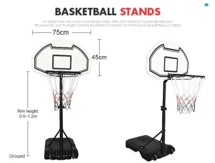 מתקן סל מקצועי לבריכה עמוד סל לבריכה DUNK M001PL – תמונה 4