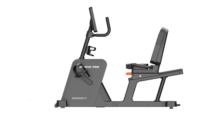 אופני כושר מקצועיים עם משענת גב מסך טאץ' B-CORE PRO RENEGADE V7 TFT – תמונה 2